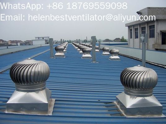 24inch Fluorocarbon-coated Aluminum Polyester Industrial Roof Ventilation