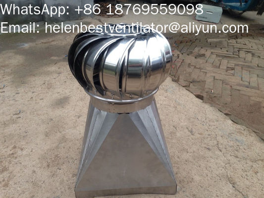 300mm Wind Driven Turbine Roof Ventilator For Fctory