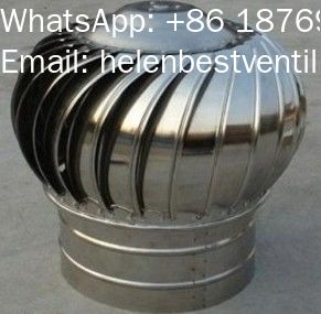 stainless steel 304 no power roof ventilation fan ower price