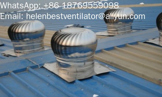 300m Industrial Wind Powered Turbine Roof Ventilator