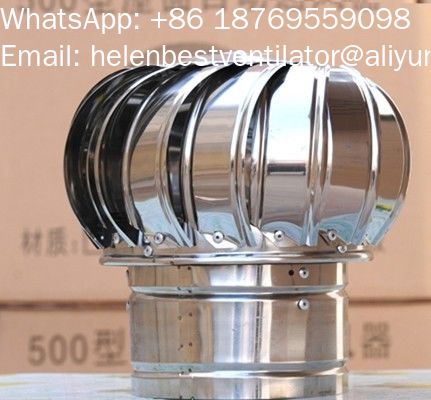 No Electric Type Wind Driven Wind Power Ventilation Fan