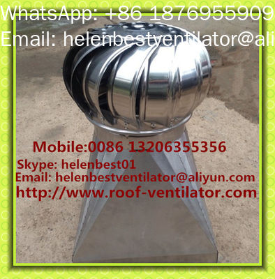 150mm wind driven turbine ventilator stainless steel