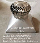 Produce LC-BEST 75mm to  LC-BEST 1500mm stainless steel No power roof turbine ventilation for factory, accept customzied