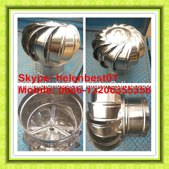 150mm wind driven turbine ventilator for chimney or tube stainless steel