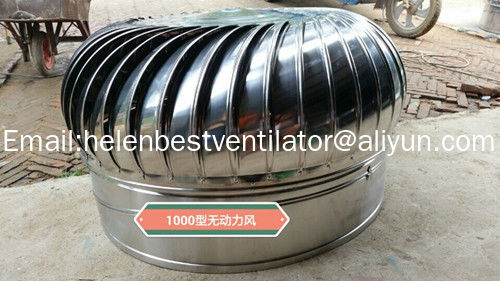 1000mm roof turbo ventilator for workshop stainless steel
