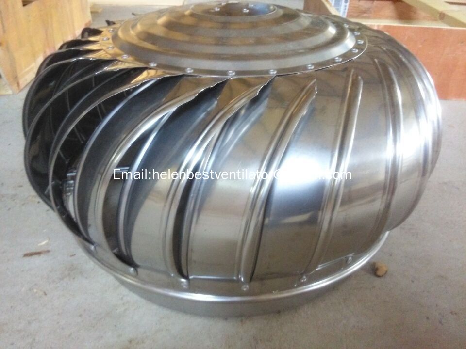 small 500mm roof turbine ventilator stainless steel SS304