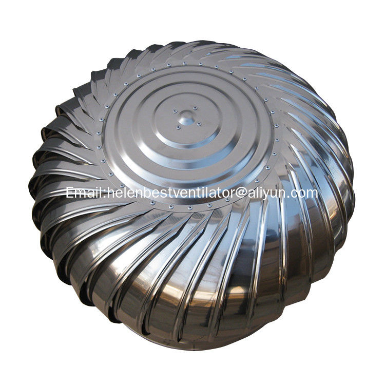 International standard stainless steel 201 LC-BEST 500mm size wind driven roof turbine ventilation for factory