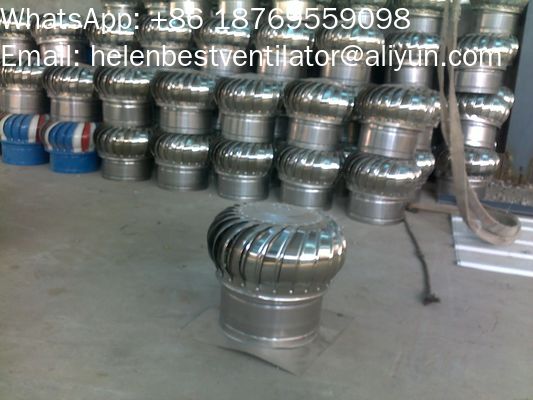 Good price 400mm roof turbo ventilator for workshop stainless steel online