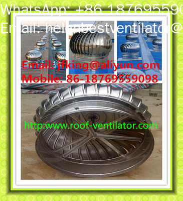 Good price 680mm wind driven roof turbo ventilator for warehouse stainless steel online