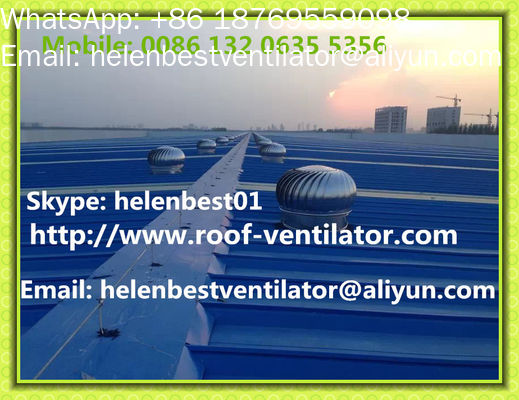 Good price 680mm Roof turbo ventilators for warehouse stainless steel online