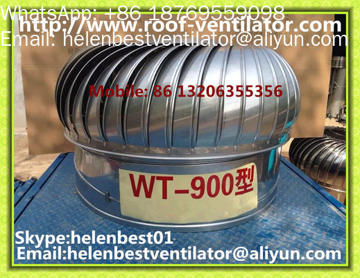 Good price 900mm roof turbo ventilator for warehouse stainless steel online