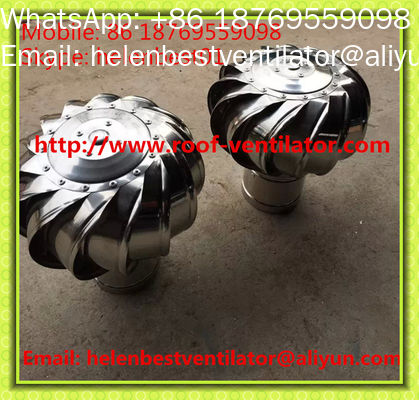 Good price 100mm wind driven turbine ventilator fan for ventilation tube stainless steel SS304 online