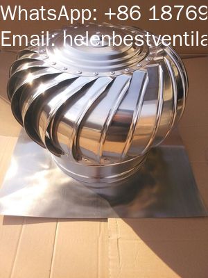 Good price 120mm no need power turbine ventilator fan for ventilation pipe stainless steel SS304 online