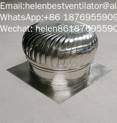 Good price SS304 material wind-driven roof turbine ventilator fan 600 mm size online
