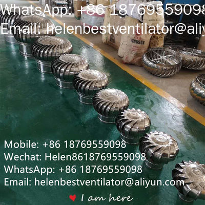Good price Produce LC-BEST 75mm to  LC-BEST 1500mm stainless steel No power roof turbine ventilation for factory, accept customzied online